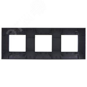 SKANDY Рамка 3-местная SK-F03T титан IEK - фото 3