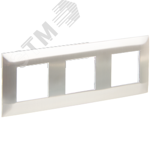 Изображение товара SKANDY Рамка 3-местная SK-F33N металл никель IEK (шт)