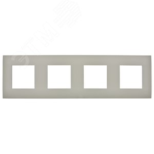 SKANDY Рамка 4-местная SK-F01B бежевый IEK - фото 2