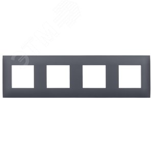 SKANDY Рамка 4-местная SK-F04T титан IEK - фото 2