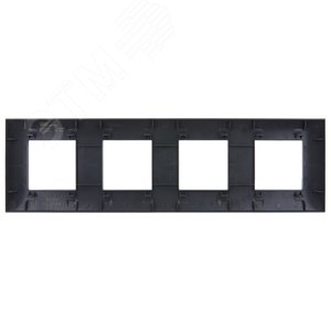 SKANDY Рамка 4-местная SK-F04G графит IEK - фото 3