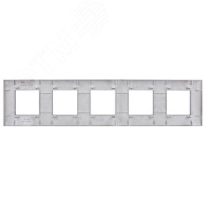 SKANDY Рамка 5-местная SK-F05Gr серый IEK - фото 3