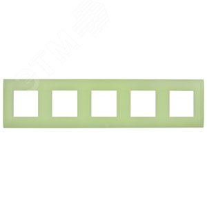 SKANDY Рамка 5-местная SK-F05M мятный IEK - фото 2
