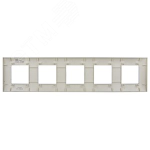 SKANDY Рамка 5-местная SK-F05S серебряный IEK - фото 3