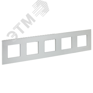 Изображение товара SKANDY Рамка 5-местная SK-F35S металл серебряный IEK (шт)