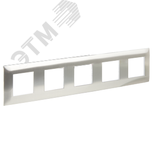 Изображение товара SKANDY Рамка 5-местная SK-F35N металл никель IEK (шт)
