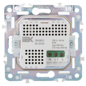 SKANDY Датчик движения SK-S01Bl черный IEK - фото 3