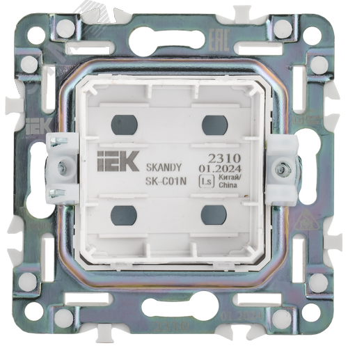 SKANDY Заглушка с суппортом SK-C01N никель IEK - фото 4