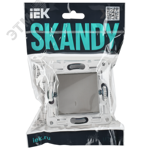 SKANDY Заглушка с суппортом SK-C01N никель IEK - фото 2
