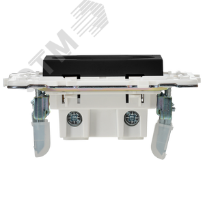 SKANDY Розетка без заземления без защитных шторок 10А SK-R02Bl черный IEK - фото 5