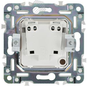 SKANDY Розетка без заземления без защитных шторок 10А SK-R02Bl черный IEK - фото 6
