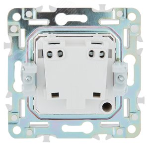 SKANDY Розетка без заземления без защитных шторок 10А SK-R02Gr серый IEK - фото 3