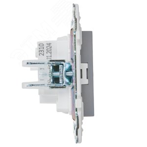 SKANDY Розетка без заземления без защитных шторок 10А SK-R02Gr серый IEK - фото 4