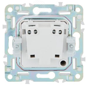 SKANDY Розетка без заземления без защитных шторок 10А SK-R02B бежевый IEK - фото 3