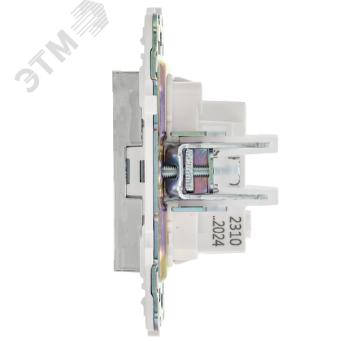 SKANDY Розетка без заземления без защитных шторок 10А SK-R02N никель IEK - фото 4