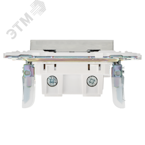 SKANDY Розетка без заземления без защитных шторок 10А SK-R02N никель IEK - фото 5