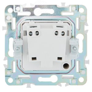 SKANDY Розетка без заземления без защитных шторок 10А SK-R02Sa песочный IEK - фото 3