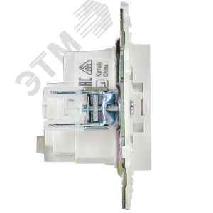 SKANDY Розетка с заземлением без защитных шторок 16А SK-R05W арктический белый IEK - фото 5