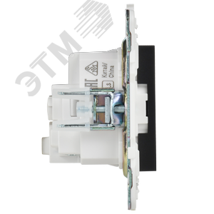 SKANDY Розетка с заземлением без защитных шторок 16А SK-R05Bl черный IEK - фото 4