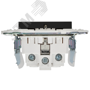 SKANDY Розетка с заземлением без защитных шторок 16А SK-R05Bl черный IEK - фото 5