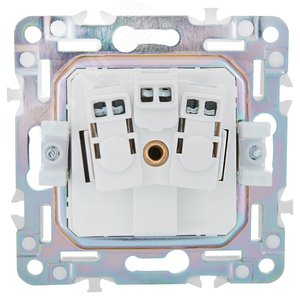 SKANDY Розетка с заземлением без защитных шторок 16А SK-R05S серебряный IEK - фото 3