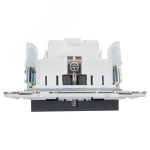 SKANDY Розетка с заземлением без защитных шторок 16А SK-R05G графит IEK - фото 5