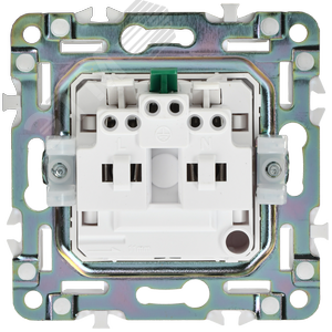 SKANDY Розетка с заземлением с защитными шторками 16А безвинтовое крепление SK-R06Bl черный IEK - фото 6