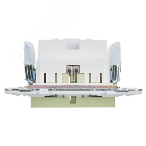 SKANDY Розетка с заземлением с защитными шторками 16А безвинтовое крепление SK-R06G мятный IEK - фото 5