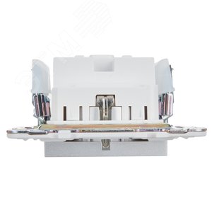 SKANDY Розетка с заземлением с защитными шторками 16А безвинтовое крепление SK-R06S серебряный IEK - фото 5