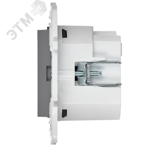 SKANDY Розетка с заземлением с защитными шторками 16А с USB C 18Вт SK-R17Gr серый IEK - фото 4