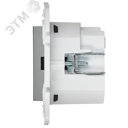 SKANDY Розетка с заземлением с защитными шторками 16А с USB C 18Вт SK-R17N никель IEK - фото 5