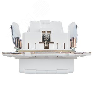 SKANDY Розетка 1-местная с заземлением с защитными шторками и крышкой 16А IP44 SK-R11W арктический белый IEK - фото 5