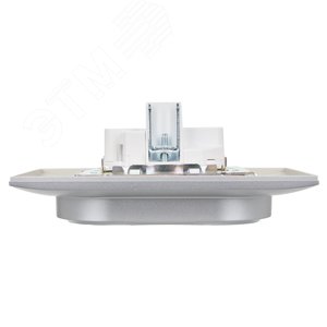 SKANDY Розетка 2-местная с заземлением без защитных шторок 16А в сборе SK-R08S серебряный IEK - фото 5