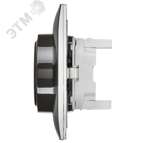 SKANDY Розетка 2-местная с заземлением без защитных шторок 16А в сборе SK-R08N никель IEK - фото 5