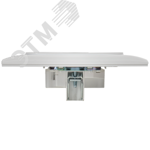 SKANDY Розетка 2-местная без заземления с защитными шторками 10А в сборе SK-R09W арктический белый IEK - фото 6