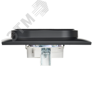 SKANDY Розетка 2-местная с заземлением с защитными шторками 16А в сборе SK-R07Bl черный IEK - фото 5