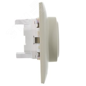 SKANDY Розетка 2-местная с заземлением с защитными шторками 16А в сборе SK-R07B бежевый IEK - фото 4