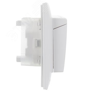 SKANDY Розетка 2-местная и крышкой 16А в сборе IP44 SK-R12W арктический белый IEK - фото 4