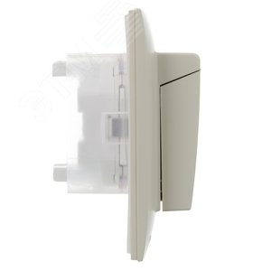 SKANDY Розетка 2-местная и крышкой 16А в сборе IP44 SK-R12B бежевый IEK - фото 4