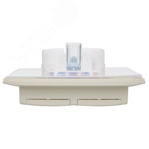 SKANDY Розетка 2-местная и крышкой 16А в сборе IP44 SK-R12B бежевый IEK - фото 5