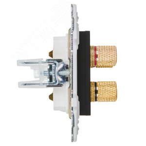 SKANDY Аудиорозетка 4-местная SK-A01Bl черный IEK - фото 4