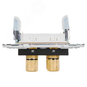 SKANDY Аудиорозетка 4-местная SK-A01Bl черный IEK - фото 5