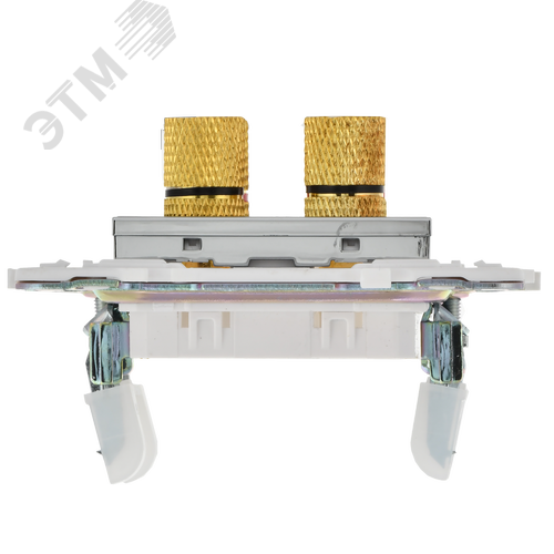 SKANDY Аудиорозетка 4-местная SK-A01N никель IEK - фото 4