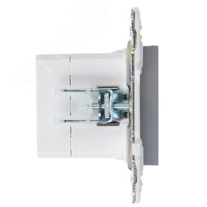 SKANDY Розетка USB A+A 3,1А SK-R15Gr серый IEK - фото 4