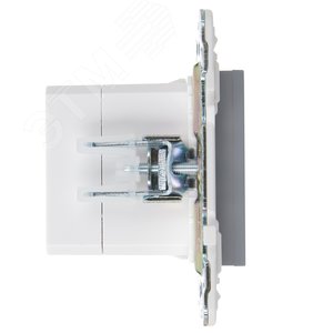 SKANDY Розетка USB A+C 18Вт SK-R13Gr серый IEK - фото 4