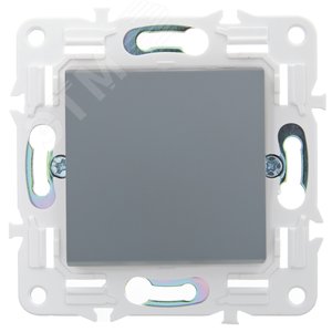 SKANDY Выключатель 1-клавишный 10А SK-V01Gr серый IEK - фото 2