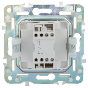 SKANDY Выключатель 1-клавишный 10А SK-V01Gr серый IEK - фото 3