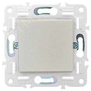 SKANDY Выключатель 1-клавишный 10А SK-V01Sh шампань IEK - фото 2