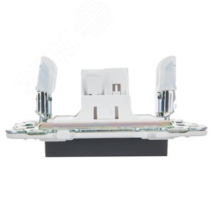 SKANDY Выключатель 1-клавишный 10А SK-V01T титан IEK - фото 5