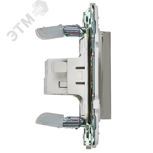 SKANDY Выключатель 1-клавишный 10А SK-V01N никель IEK - фото 5